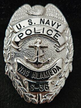 U.S. NAVY POLICE - BADGE # S-36